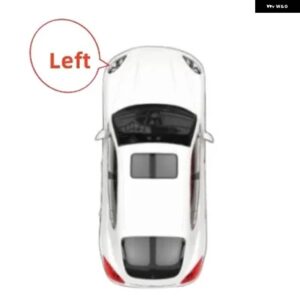 アウディ TT 2015-19 車用 ヘッドランプ カバー ク リアランプ シェード フロント ヘッドライト レンズ シェルカバー - 1pcs for left light