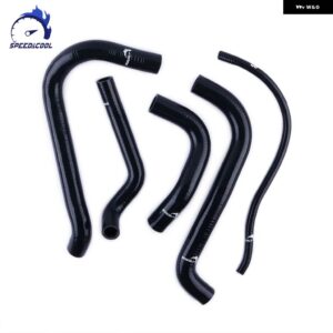 1998-2007 ブラックバード ホンダ CBR1100XX スーパーシリコン ラジエーター クーラント チューブ パイプ ホース キット - black