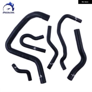 1992-2000 ホンダ シビック EK4 EK9 EG6 B16 B18 車用シリコン ラジエーター クーラント パイプ チューブ ホースキット - Matt Black