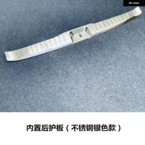 日産 セレナ C28 2023 2024 ドアシル スカッフプレート リア バンパー プロテクター シル ウィンドウ トリム とドアエッジストリップ バンパー トリム - silvery external2