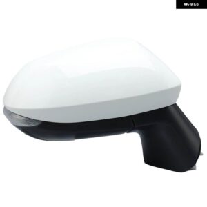 9ピンサイドミラー アセンブリ トヨタ カローラ E21 E210 MK12 2019-2024 ユーロ インターフェース ブラインド スポット 折りたたみ 式ホワイトドアミラー - 1PC Right