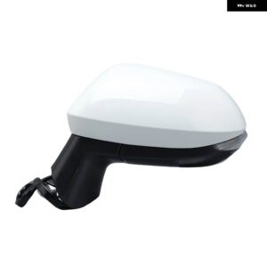 9ピンサイドミラー アセンブリ トヨタ カローラ E21 E210 MK12 2019-2024 ユーロ インターフェース ブラインド スポット 折りたたみ 式ホワイトドアミラー - 1PC Left