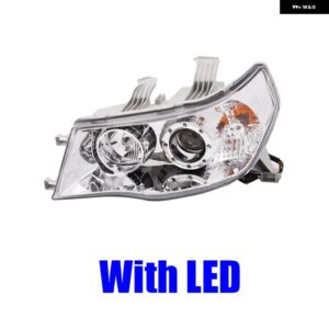 カーアクセサリー ヘッドライト FAW VITA フロント バンパー ヘッドライト シグナルランプ ドライビングライト オート ヘッドライト アセンブリ - With LED Left