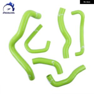2009-2021 カワサキ NINJA ZX6R ZX636 ZX600R バイク 用シリコン ラジエーター ヒータークーラント チューブ パイプ ホースキット - green toxic