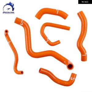 2009-2021 カワサキ NINJA ZX6R ZX636 ZX600R バイク 用シリコン ラジエーター ヒータークーラント チューブ パイプ ホースキット - Orange