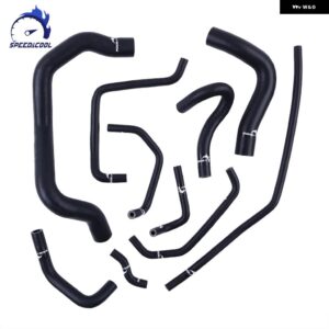 1998-2005 マツダ MX5 ミアータ NB MK2 1.6 B6-ZE エンジン カー シリコン ラジエーター クーラント ブリーザーホースキット - Matt Black