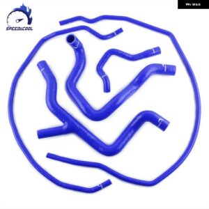 シリコン ラジエーター クーラントホース チューブ パイプ キット フォード フォーカス RS MK2 2009-2011 高性能圧力温度 - Blue