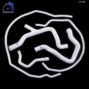 シリコン ラジエーター クーラントホース チューブ パイプ キット フォード フォーカス RS MK2 2009-2011 高性能圧力温度 - WHITE