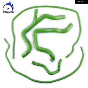 シリコン ラジエーター クーラントホース チューブ パイプ キット フォード フォーカス RS MK2 2009-2011 高性能圧力温度 - Green