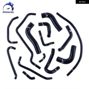 1994-1998 マツダ MX5 ミアータ ユーノス NA MK1 1.8 BP-ZE エンジン シリコン ラジエーター クーラント ブリーザー ホース キット - black