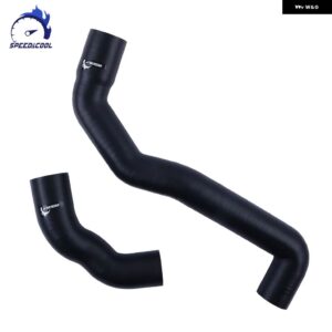 1985-1996 ルノー 5 GT 1.4 ターボ スーパー 5 フェーズ2穴 なし シリコンインタークーラー パイプ セット チューブ ホースキット - Matt Black