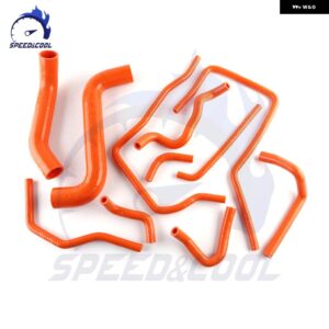 2002-2007 スバル インプレッサ WRX STI GDA GDB GGA GGB EJ20 EJ25 シリコン ラジエーター クーラント フルコンプリート パイプ チューブ ホース - Orange