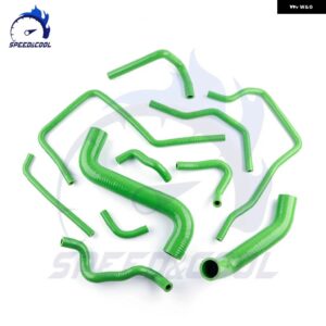 2002-2007 スバル インプレッサ WRX STI GDA GDB GGA GGB EJ20 EJ25 シリコン ラジエーター クーラント フルコンプリート パイプ チューブ ホース - Green