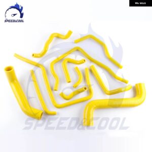 2002-2007 スバル インプレッサ WRX STI GDA GDB GGA GGB EJ20 EJ25 シリコン ラジエーター クーラント フルコンプリート パイプ チューブ ホース - Yellow