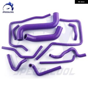 2002-2007 スバル インプレッサ WRX STI GDA GDB GGA GGB EJ20 EJ25 シリコン ラジエーター クーラント フルコンプリート パイプ チューブ ホース - Purple