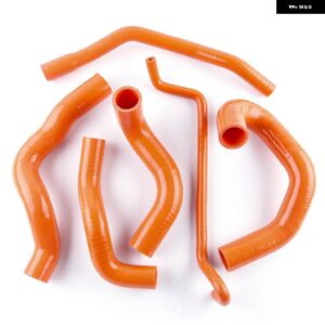 2005-2010 フォード マスタング GT シェルビー V8 MT 車用 シリコン ラジエーター クーラント パイプ チューブ ホース キット - Orange