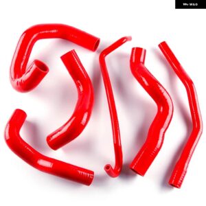 2005-2010 フォード マスタング GT シェルビー V8 MT 車用 シリコン ラジエーター クーラント パイプ チューブ ホース キット - Red