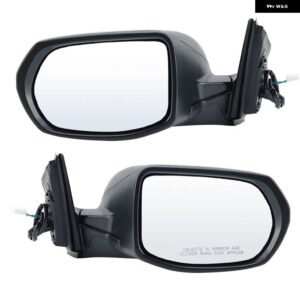 3ピンドアウィングバックミラー アセンブリ ホンダ CRV 2017-2022 US バージョン ブラック マニュアル 折りたたみ 式サイドミラー カーアクセサリー - 1 Pair