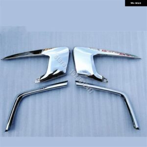 カー スタイリング ABSピアノブラック車フロント バンパー バー トリム 三菱 ASX 2016-19アクセサリー - Silver