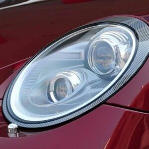 ポルシェ カレラ 997 911 2005-2012 ヘッドランプ カバー クリアシェード ランプ ヘッドライト シェルレンズ - Left Side