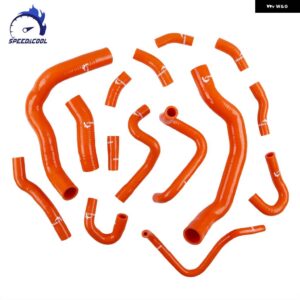 15個 クーラント シリコン ラジエーター ホース ミニ クーパー S MK1 R52 R53 1.6 スーパーチャージド トライテック エンジン 2001-2006 RHD - Orange
