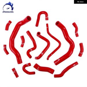 15個 クーラント シリコン ラジエーター ホース ミニ クーパー S MK1 R52 R53 1.6 スーパーチャージド トライテック エンジン 2001-2006 RHD - Red