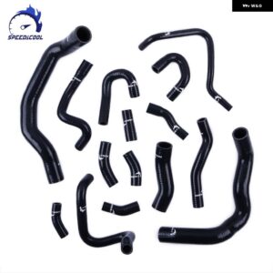15個 クーラント シリコン ラジエーター ホース ミニ クーパー S MK1 R52 R53 1.6 スーパーチャージド トライテック エンジン 2001-2006 RHD - black