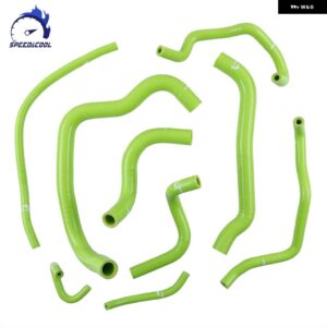 2000 2001 ホンダ CBR900RR CBR929RR CBR 929 RR SC44 ファイアブレード オートバイ 用シリコン ラジエーター クーラントホース - green toxic