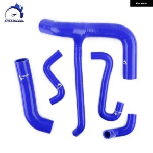 1989-1994 ランドローバー ディスカバリー 200TDI 2.5L 1990-93 ラジエーター クーラント シリコン ホース パイプ チューブ キット - Blue