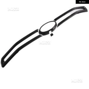 フォード レンジャー エベレスト カーボン ABS クローム カーフロントセンター グリル トリムモールディング プロテクター ステッカー スタイリング 2023 - black