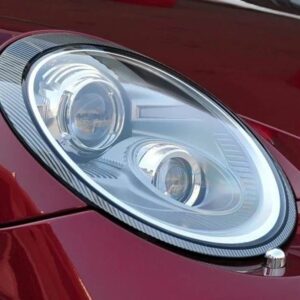 ポルシェ カレラ 997 911 2005-2012 ヘッドランプ カバー クリアシェード ランプ ヘッドライト シェル レンズ 2006-11 - Right Side