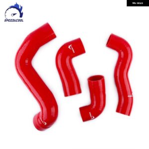 2006-2013 BMW MINI COOPER S JCW CLUBMAN R55 R56 R57 1.6T N14 カーエアターボ BOOST シリコンインタークーラーホースキット - Red