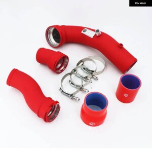 フルセット ターボチャージ パイプ + ブースト パイプ 冷却キット B*W N55 535I 640I F10 F12 F13 - K8-0117 RED