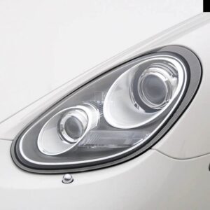 ポルシェ ケイマン ボクスター 987 2009-2012 ヘッドライト シェルランプシェード クリアカバー レンズ 2010 2011 新 - 1pcs for left light