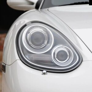 ポルシェ ケイマン ボクスター 987 2009-2012 ヘッドライト シェルランプシェード クリアカバー レンズ 2010 2011 新 - 1pcs for right light