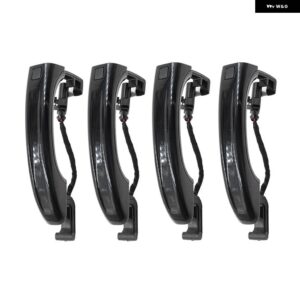 4個 スマートセンサー 外装 ドアハンドル アウディ Q7 2007-2015 4L0837205A 4L0837205B 4L0837207A - 4Pcs Old Black