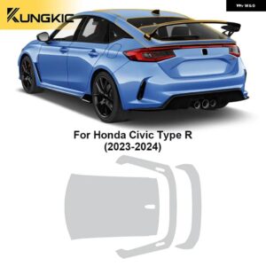 ホンダ シビック タイプR 2023 2024 TPU ペイント フィルム 車体 ステッカー 傷防止 クリア PPF アクセサリー - sunroof window