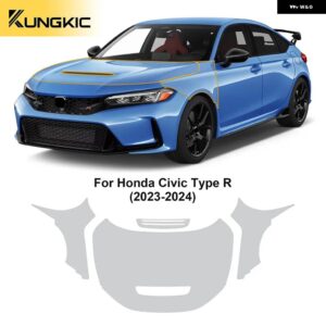 ホンダ シビック タイプR 2023 2024 TPU ペイント フィルム 車体 ステッカー 傷防止 クリア PPF アクセサリー - engine hood