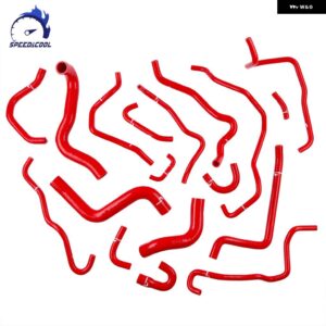 2003-2008 マツダ RX-8 RX8 231 SE3P 13B-MSP RHD 車用 シリコン ラジエーター クーラント ブリーザー ホース チューブ パイプ キット - Red