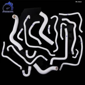 2003-2008 マツダ RX-8 RX8 231 SE3P 13B-MSP RHD 車用 シリコン ラジエーター クーラント ブリーザー ホース チューブ パイプ キット - WHITE