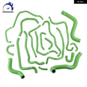 2003-2008 マツダ RX-8 RX8 231 SE3P 13B-MSP RHD 車用 シリコン ラジエーター クーラント ブリーザー ホース チューブ パイプ キット - Green