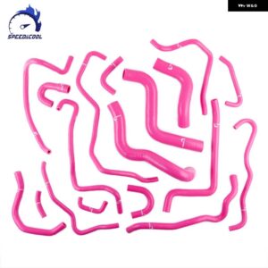 2003-2008 マツダ RX-8 RX8 231 SE3P 13B-MSP RHD 車用 シリコン ラジエーター クーラント ブリーザー ホース チューブ パイプ キット - Pink