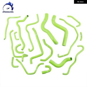 2003-2008 マツダ RX-8 RX8 231 SE3P 13B-MSP RHD 車用 シリコン ラジエーター クーラント ブリーザー ホース チューブ パイプ キット - green toxic