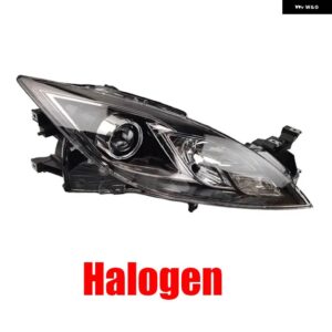 外装 アクセサリー マツダ 6 GH 2007-2013 車用 フロント バンパー キセノン ハロゲン ヘッドライト シグナルランプ ヘッドランプ ハウジング バルブ 無 - Halogen Right