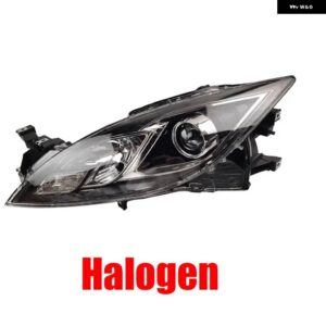 外装 アクセサリー マツダ 6 GH 2007-2013 車用 フロント バンパー キセノン ハロゲン ヘッドライト シグナルランプ ヘッドランプ ハウジング バルブ 無 - Halogen Left