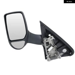 ドアミラー アセンブリ フォード トランジット MK6 MK7 バン 2000-2014 テクスチャードブラック フル マニュアル 折りたたみ 式バックミラー - 1PC Left