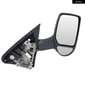 ドアミラー アセンブリ フォード トランジット MK6 MK7 バン 2000-2014 テクスチャードブラック フル マニュアル 折りたたみ 式バックミラー - 1PC Right