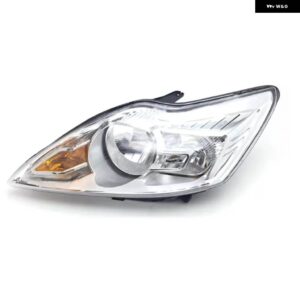 フォード フォーカス 2009-14 車用ライト フロント バンパー ヘッドライト デイライト シグナルランプ オート ヘッドライト アセンブリ - white LEFT