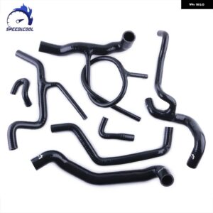 1994-1999 フォルクスワーゲン VW GOLF MK3 ジェッタ ヴェント A3 VR6 2.8L LHD シリコン ラジエーター クーラントフル パイプ ホースキット - black