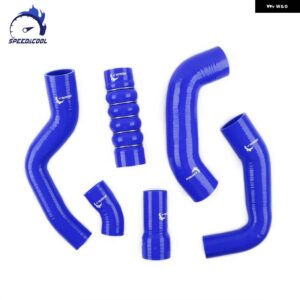 車用シリコンインタークーラーホース チューブ パイプ キット フォード モンデオ MK3 ST TDCI 2.0 2.2 ターボ ハイパフォーマンス - Blue
